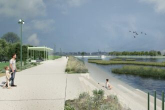 au inceput lucrarile la faza a ii a din parcul lacul morii promenada de pe malul nordic va fi cuprinsa intre soseaua virtutii si chiajna 6a198b43a217d