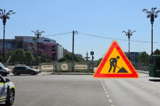 noi restrictii de circulatie in piata unirii se inchide traficul in zona fantanilor pe sensul catre biblioteca nationala 6a1571fa1ec31