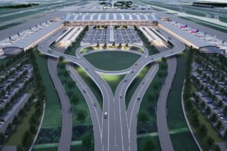 foto noul terminal al aeroportului henri coanda intra in linie dreapta cnab a semnat contractul de atribuire pentru proiectare 6a43716dd0237