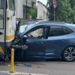 linia 5 blocata pe barbu vacarescu din cauza unui accident o masina a lovit un tramvai in circulatie 6a2195c639cdb