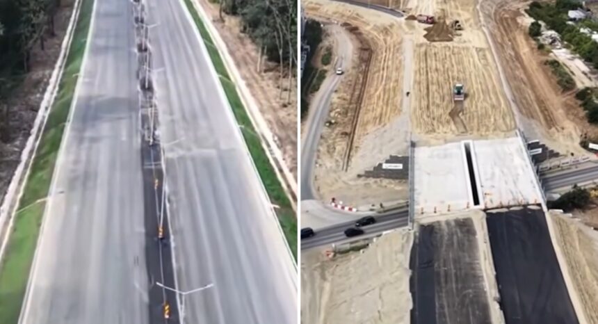 constructorul a recuperat pe lotul 1 al a0 nord care a ajuns la 70 o portiune ar putea fi gata in august dar necesita avizul cnair 6a5f754f501e1