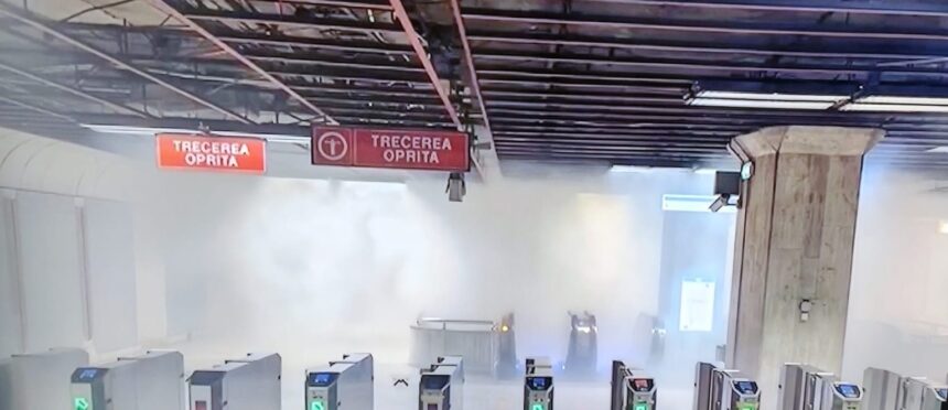 incendiu la metrou in statia universitate focul a pornit dupa ce umiditatea a ajuns la un izolator 6a45173e28831