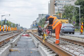 lucrarile de pe prelungirea ghencea avanseaza se lucreaza la retelele de utilitati si la linia de tramvai 6a49d0b092908