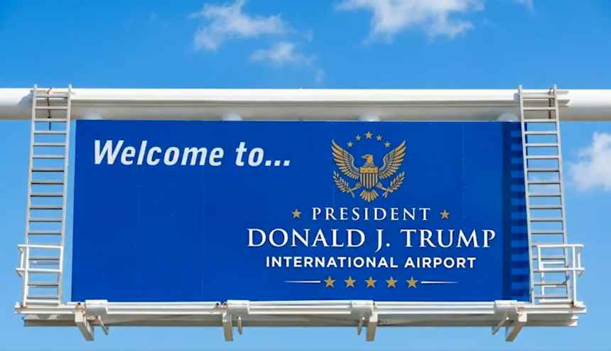 noua sigla a aeroportului donald trump din florida starneste controverse are erori si ar fi facuta cu ia aa7cc5d9