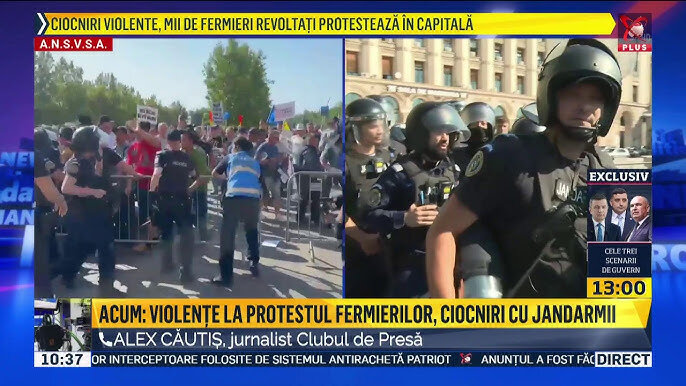 video fermierii bataie cu jandarmii in fata sediului ansvsa afara cu bociu si mafia de la agricultura 6a6b02555c1ae