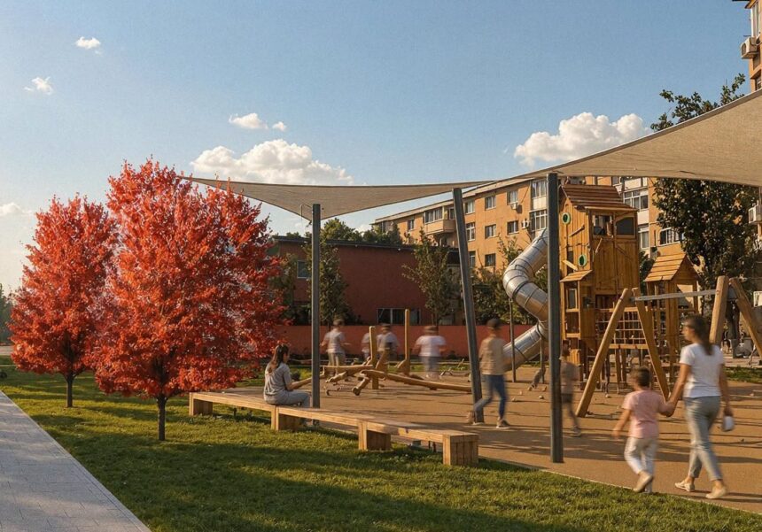 avanseaza lucrarile la faza a iii a din parcul liniei primele doua tronsoane vor fi inaugurate sambata 6a8dbb8fb27e1