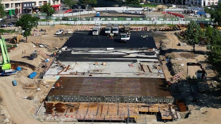 se redeschide drumul care face legatura intre splaiul dambovitei si bulevardul corneliu coposu constructorul planseului unirii a terminat refacerea carosabilului 6a8c07d7b9e86