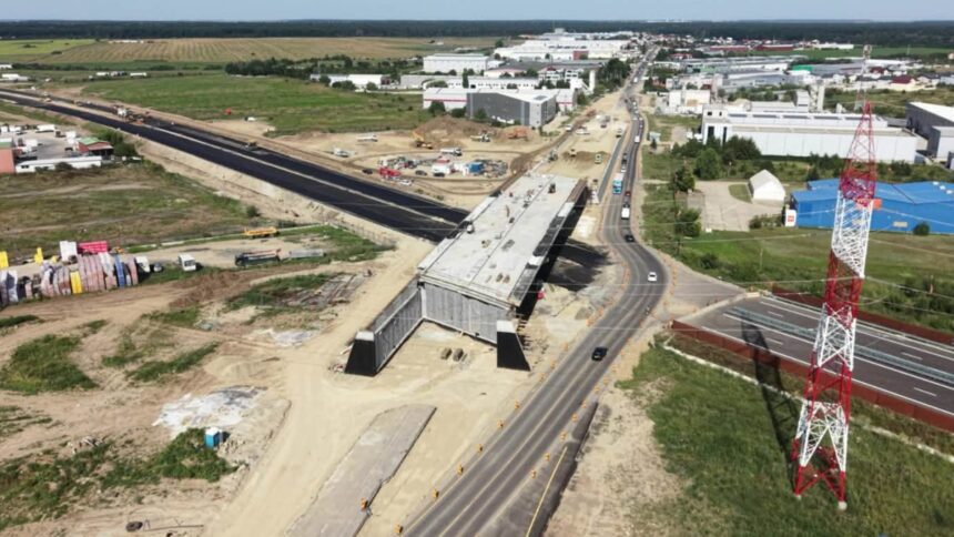 video cum se vede lotul 3 din a0 nord din drona stadiul lucrarilor la 1 august 6a6f2b1b5a523